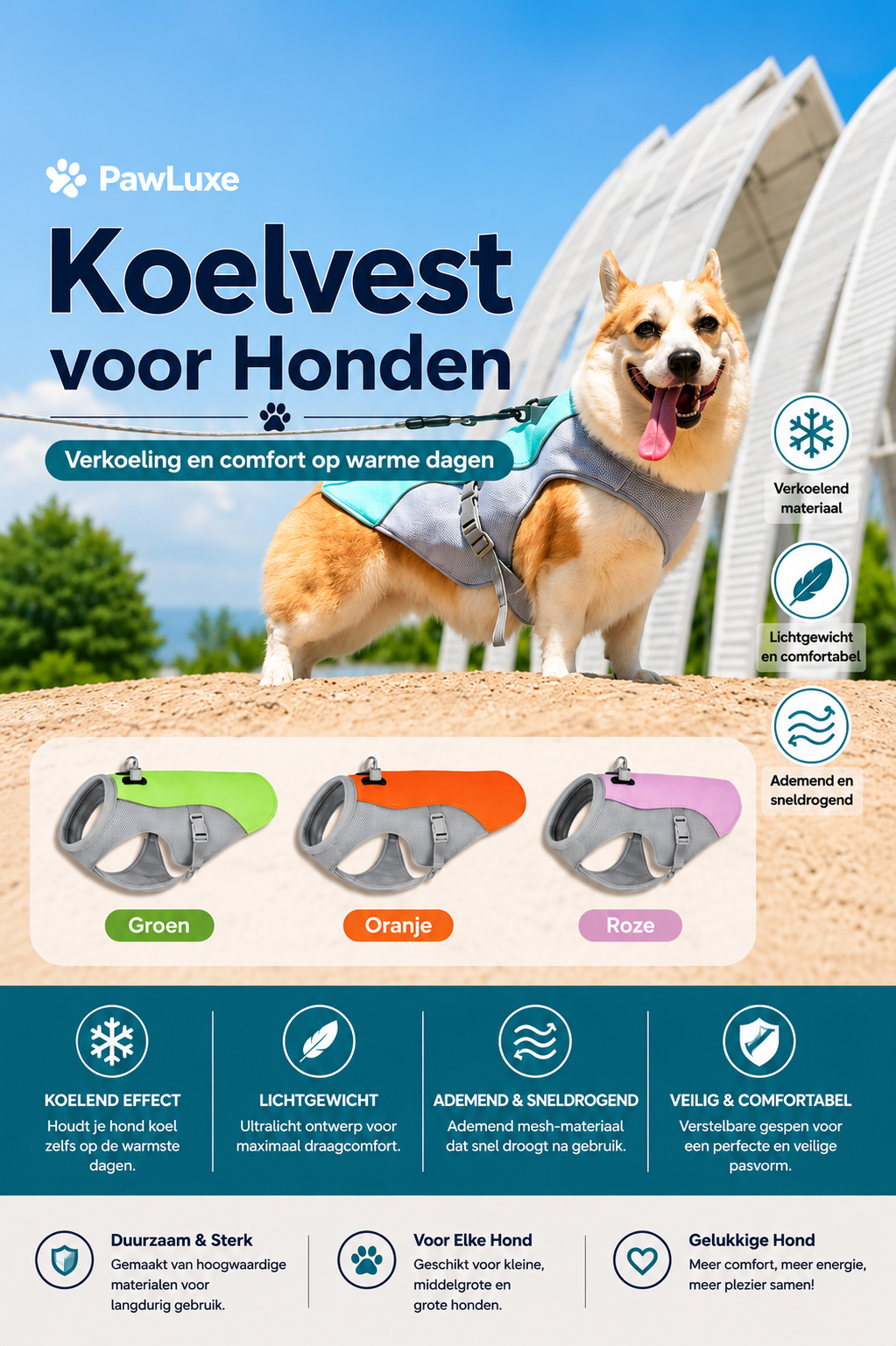 PawLuxe Koelvest voor Honden