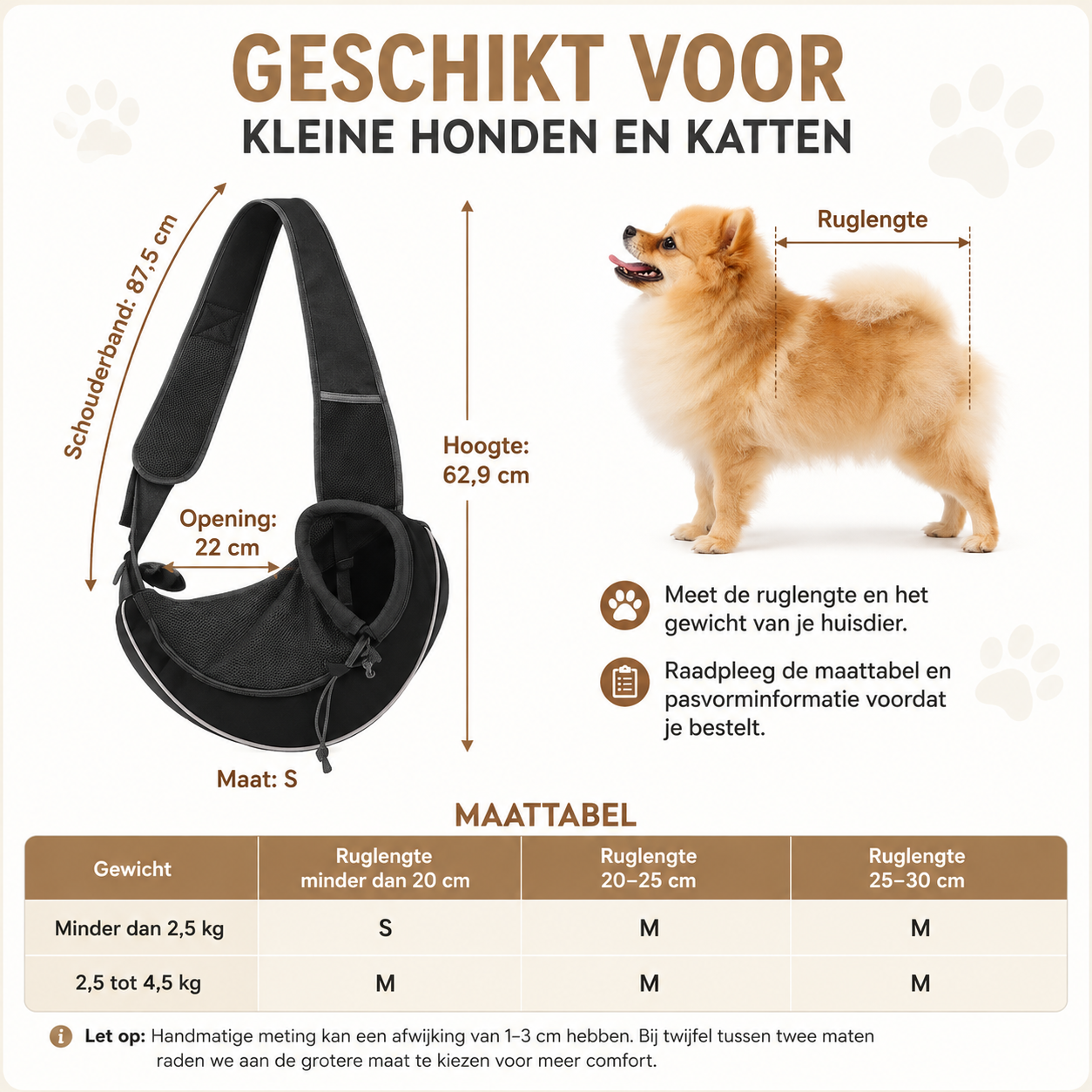PawLuxe Huisdierentas | Draagtas voor Hond & Kat