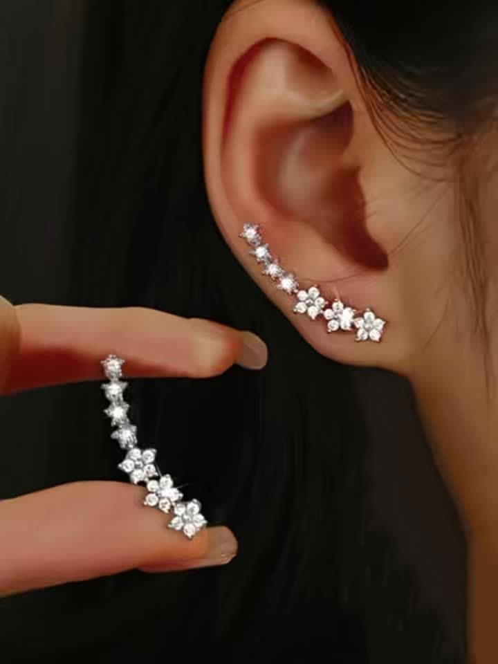 Aretes florales atemporales