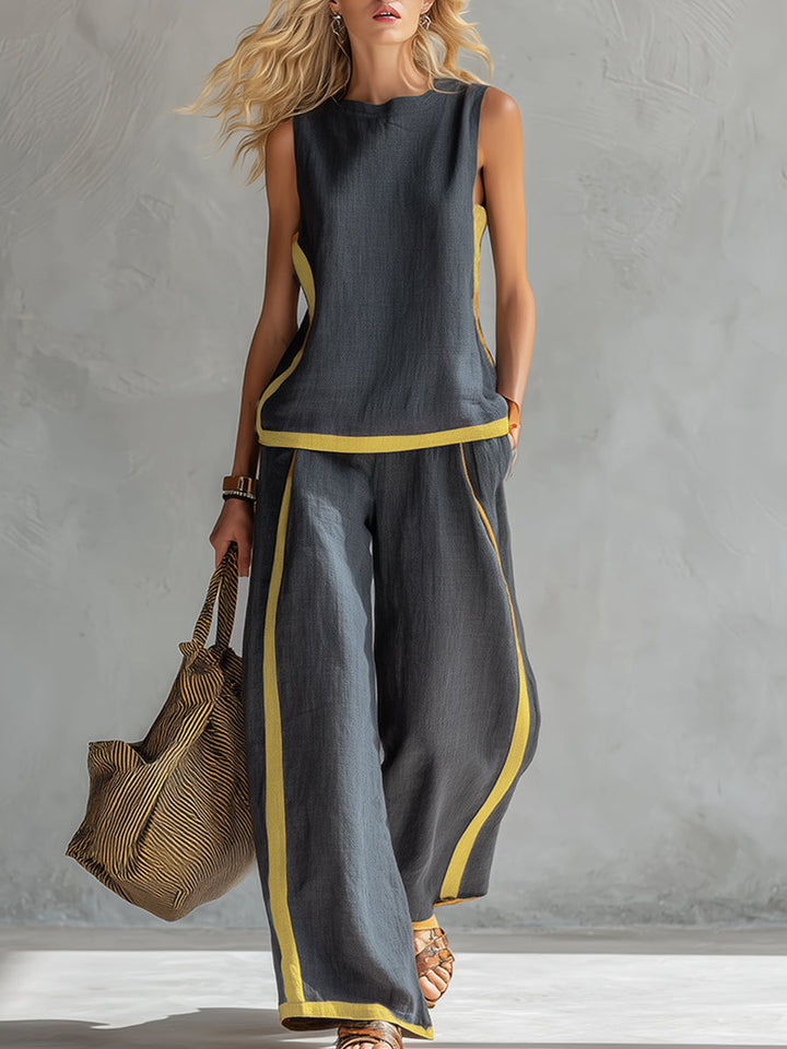 Leila | Elegante conjunto de dos piezas de tweed