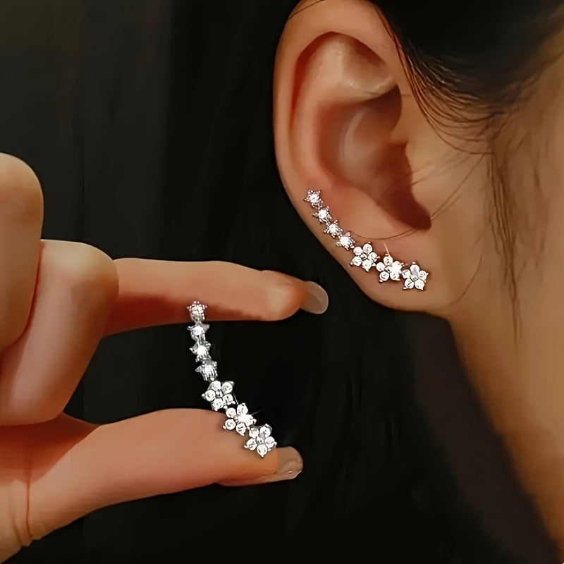 Aretes florales atemporales