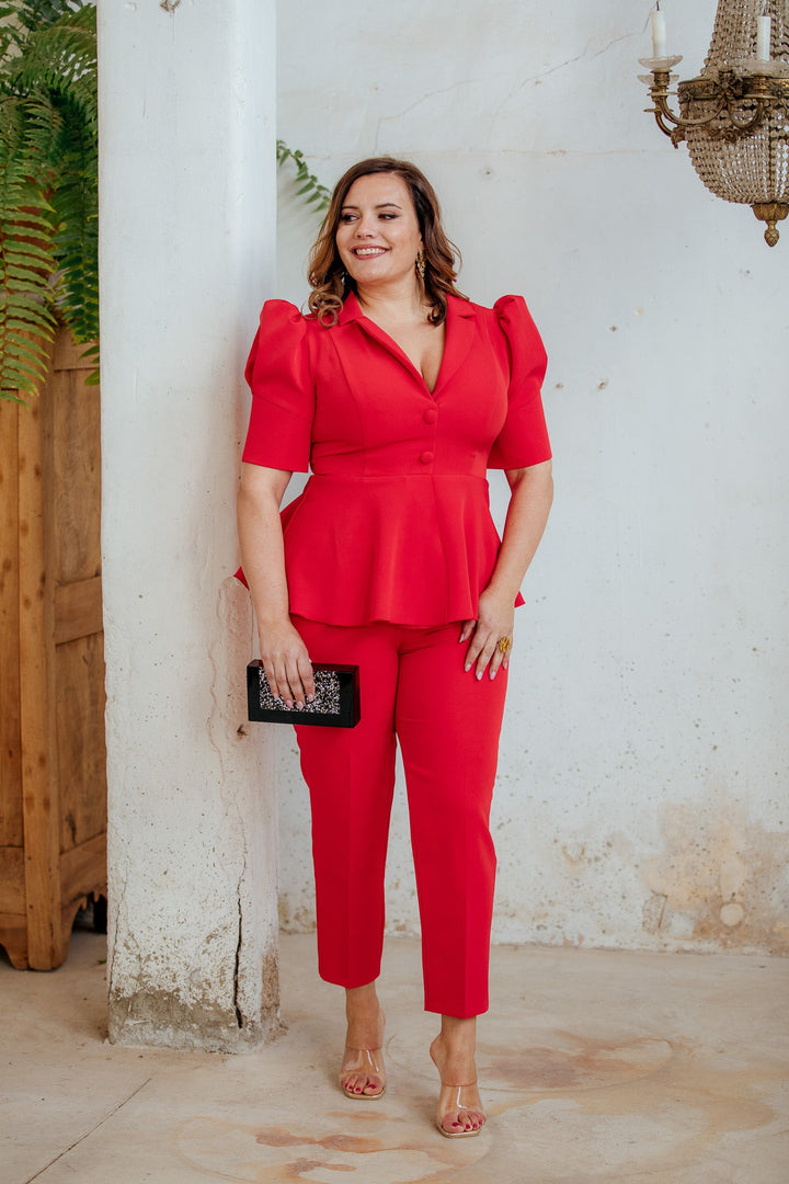 Pantalón Helena Rojo