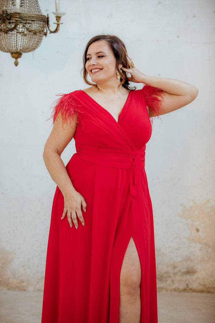 Vestido Liora Rojo