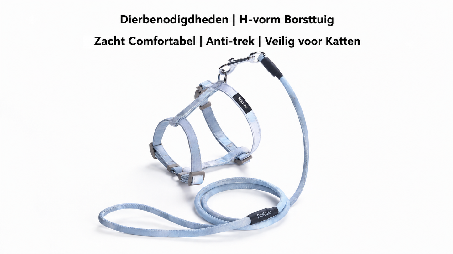PawLuxe ComfortFit Kattenharnas met Riem