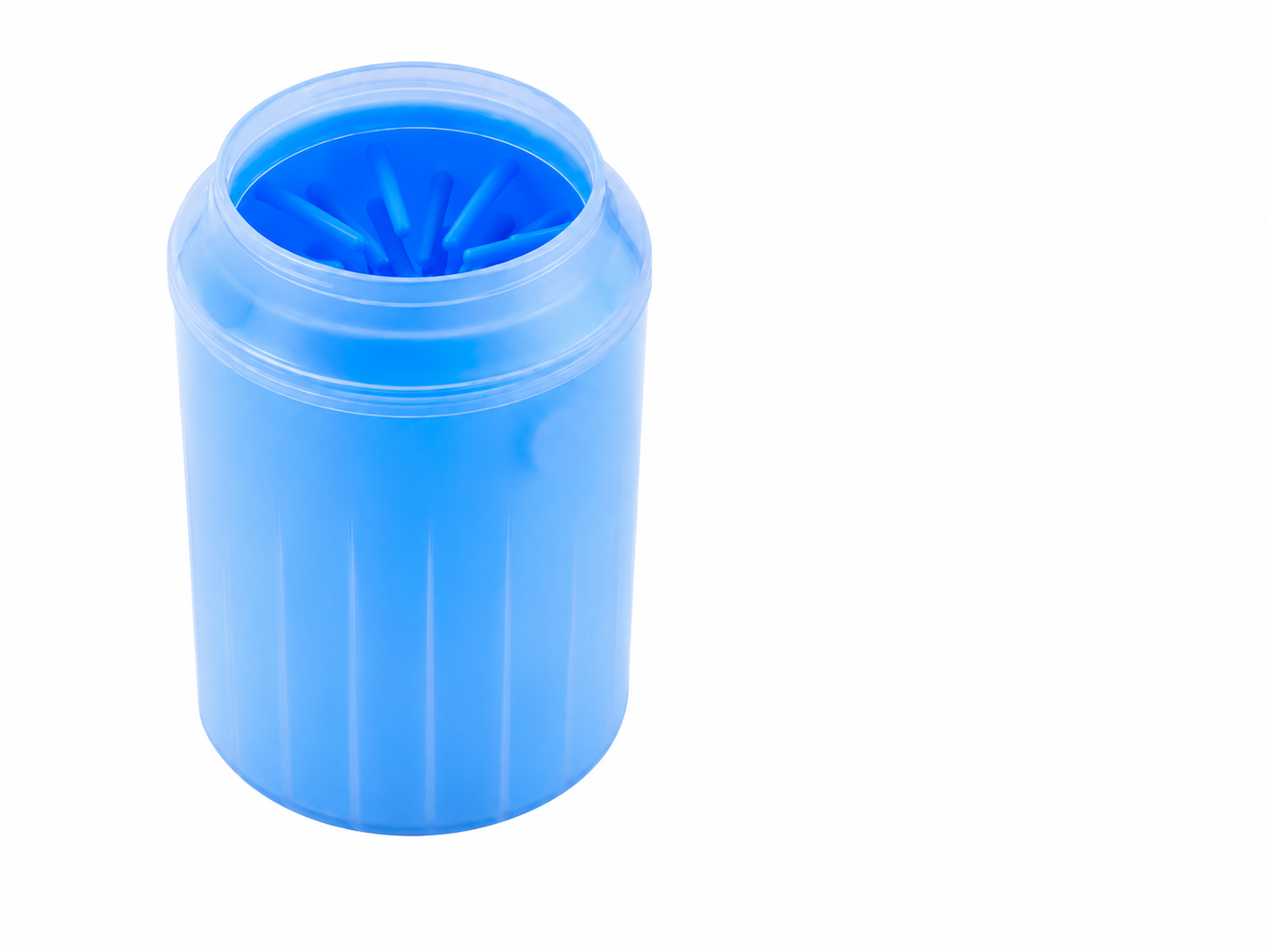 PawLuxe Pootreiniger voor Honden & Katten in blauwe kleur, eenvoudig te gebruiken voor het snel en effectief schoonmaken van de poten van huisdieren.