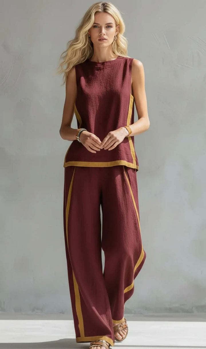 Leila | Elegante conjunto de dos piezas de tweed
