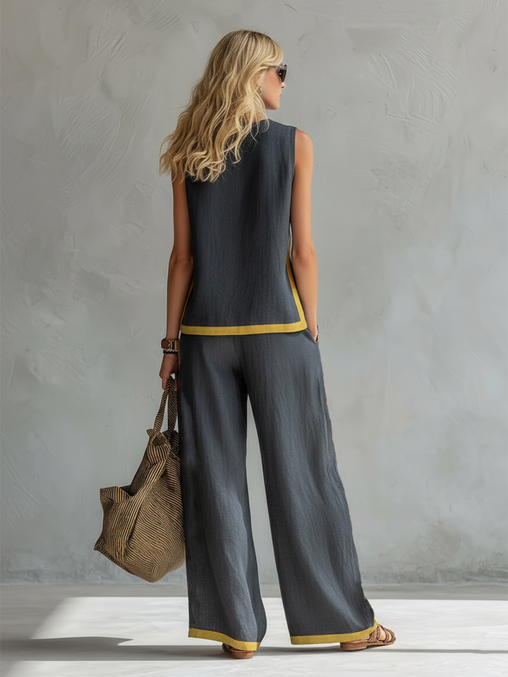 Leila | Elegante conjunto de dos piezas de tweed