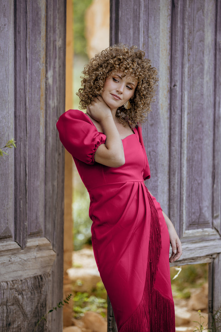 Vestido Ambesa Fresa