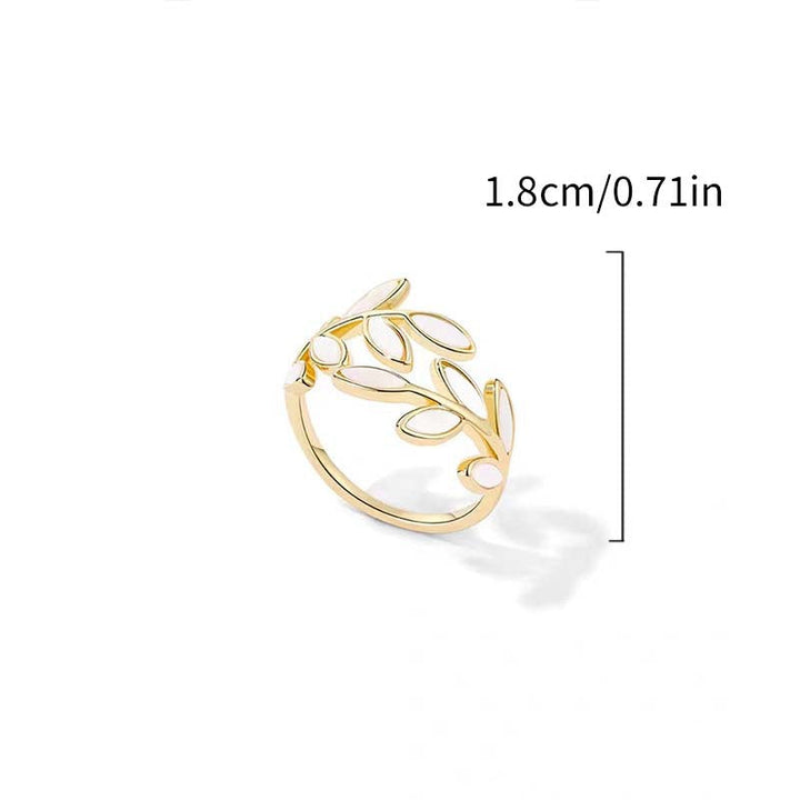 Issabeau™ Anillo ajustable con follaje