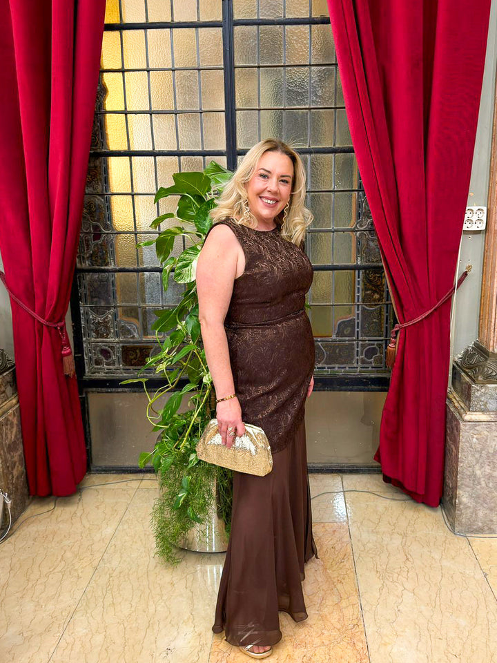 Vestido Teia Moca