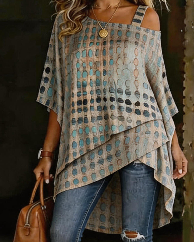 Marcela | Blusa estampada de lunares