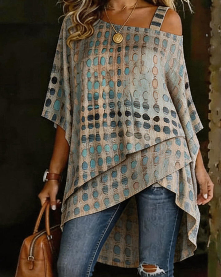 Marcela | Blusa estampada de lunares