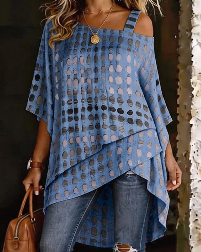 Marcela | Blusa estampada de lunares