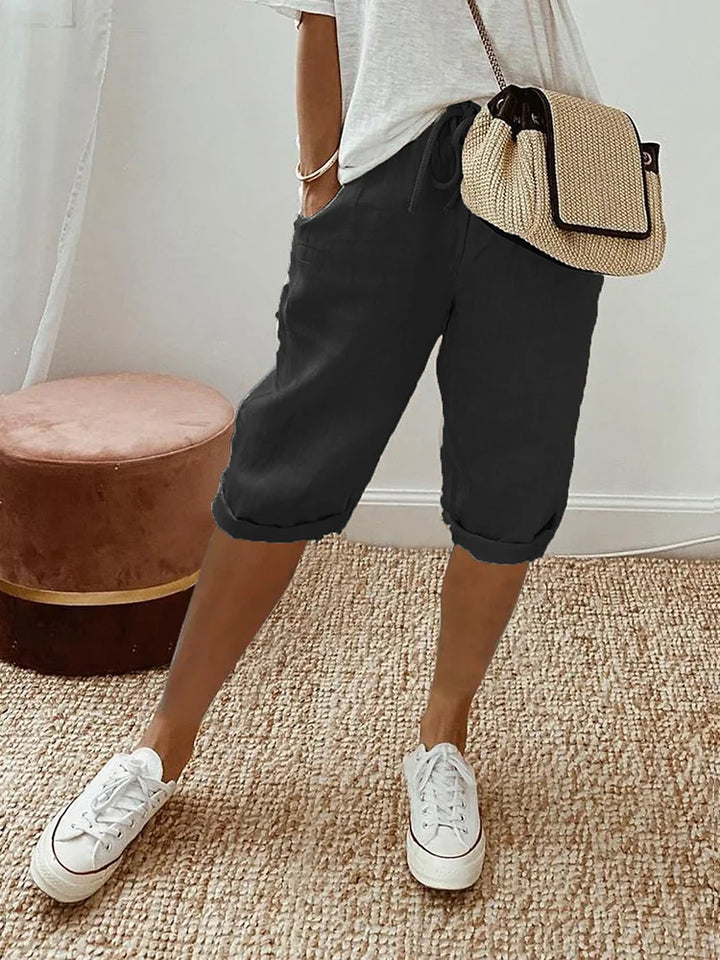 Mavrelle | Shorts de algodón y lino para mujer 1 + 1 Gratis
